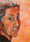 Selbstporträt II, 2003, Acryl auf Karton, 50 x 70 cm